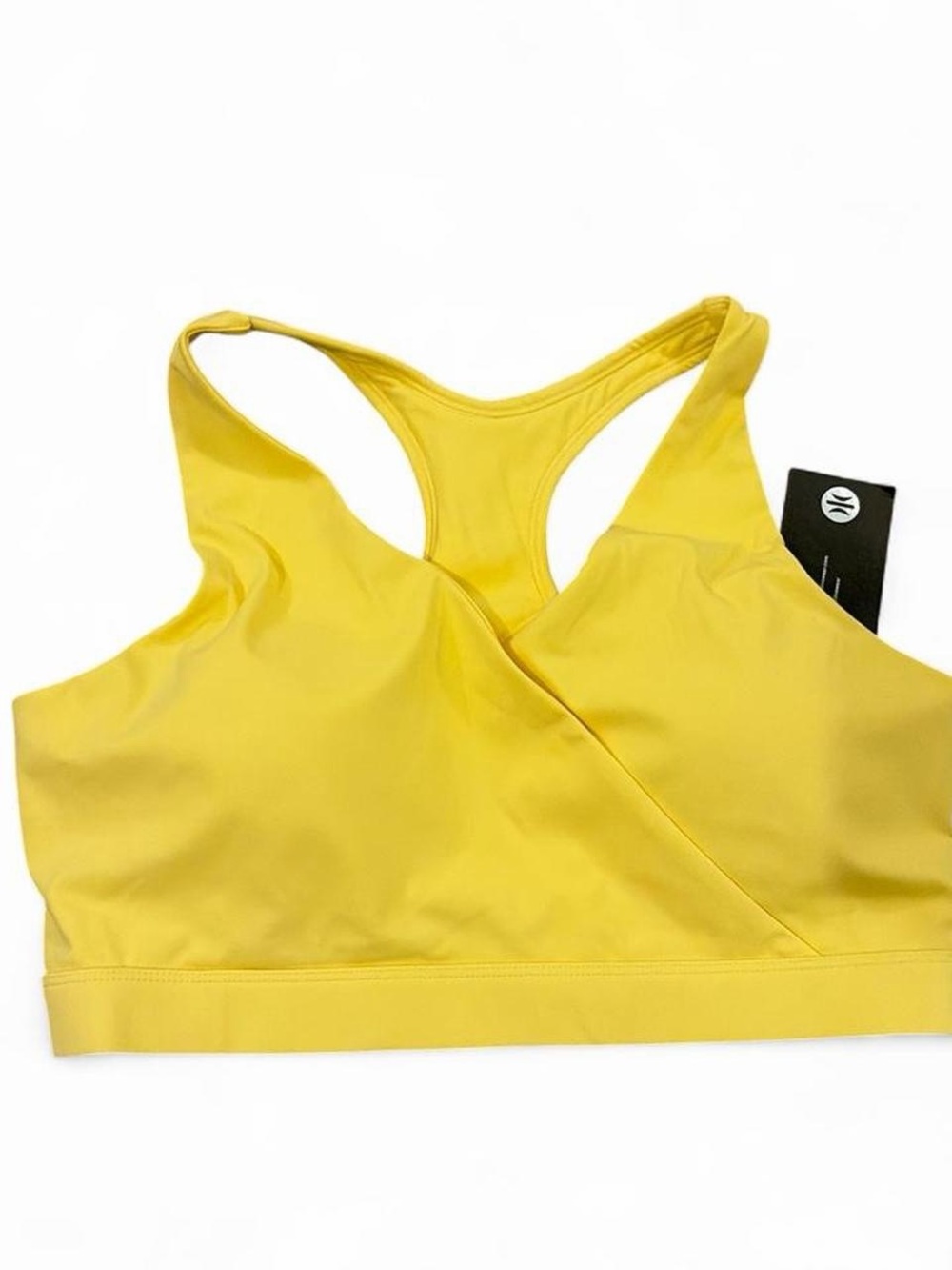 Astoria Bright Yellow Racerback Sports Bralette